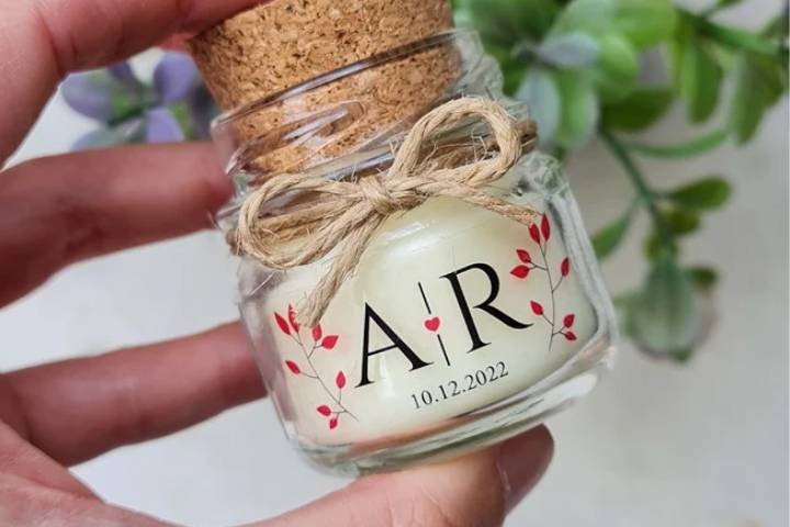 Mini vela personalizada