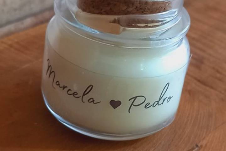 Mini vela personalizada