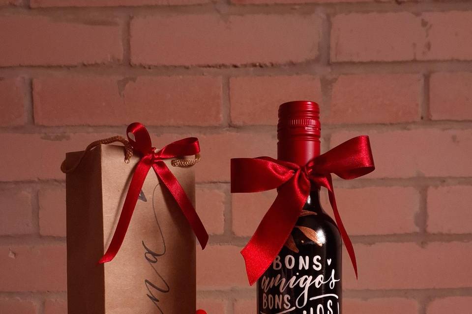 Mini vinho personalizado