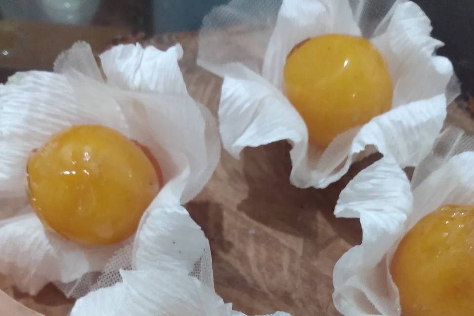 Doce de ovos espelhado