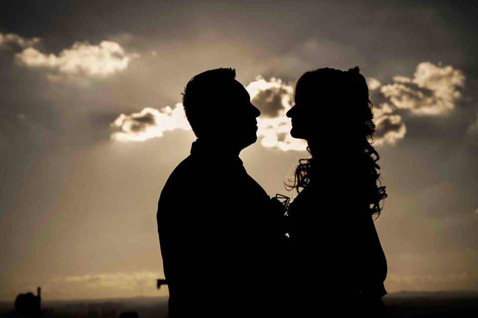 Casamento por do sol