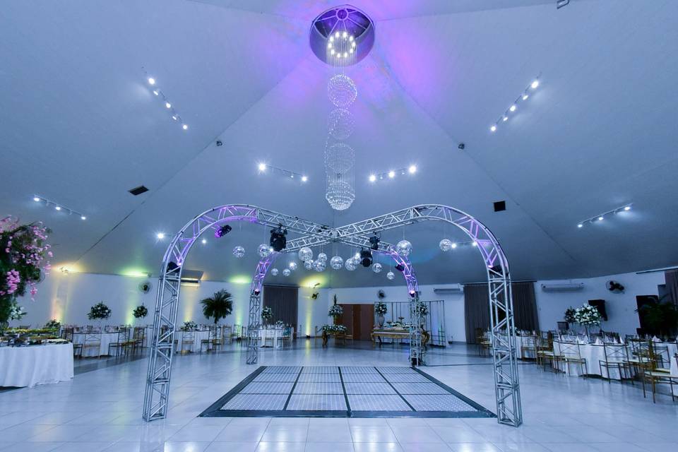 Pista de dança e de led
