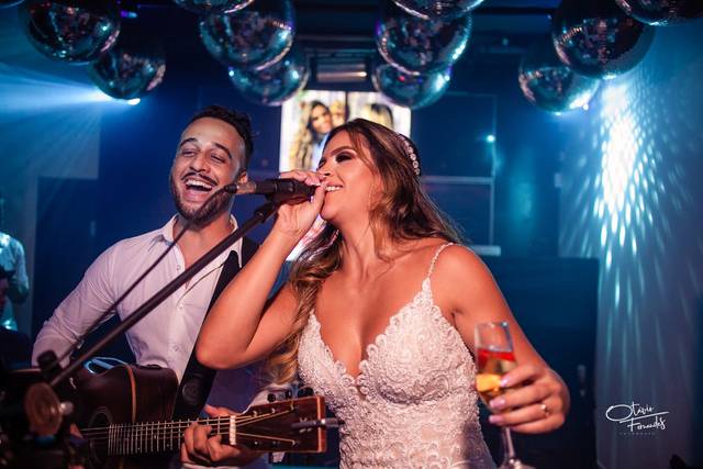 Ruy Marchi e noiva Rebeka