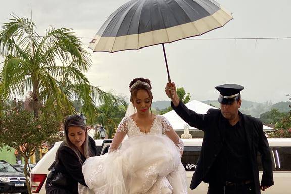 Mesmo com chuva, foi perfeito