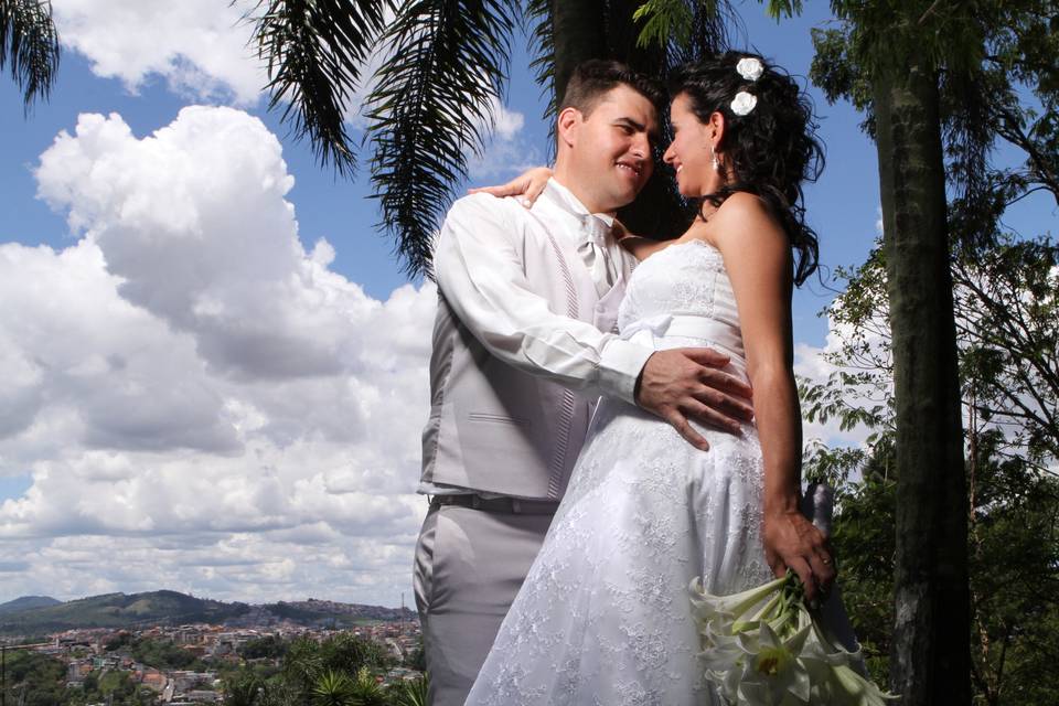 Um lindo céu e o amor