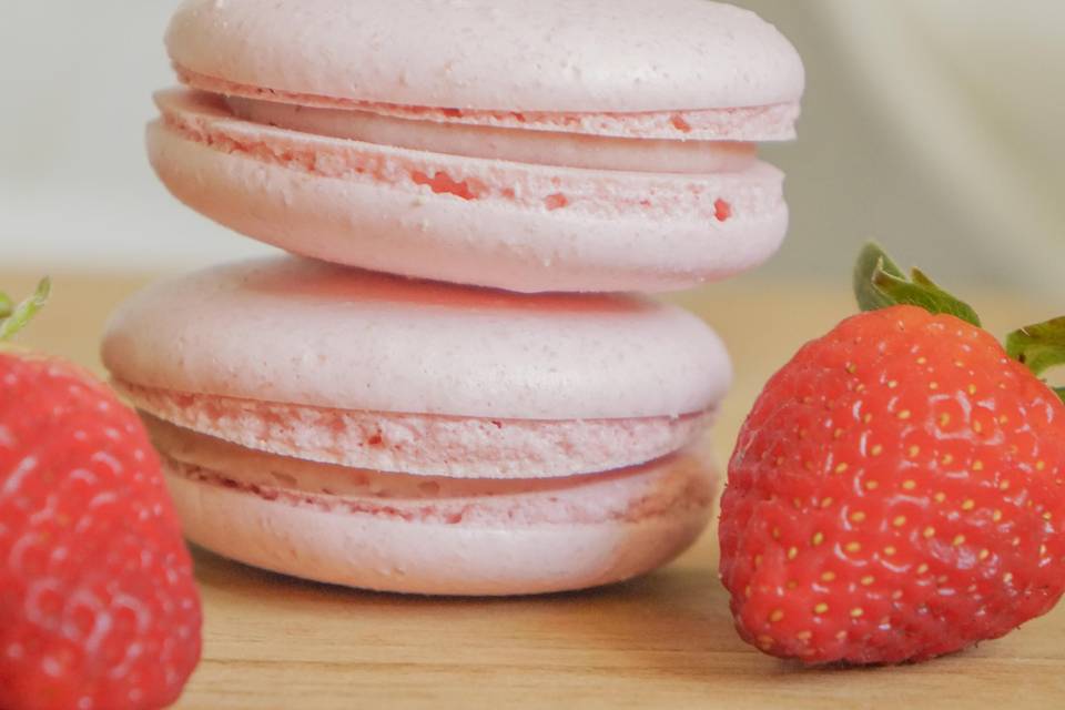 Macaron de morango