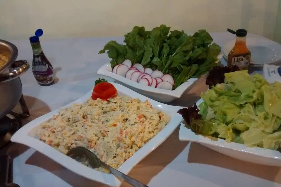 Mesa de saladas