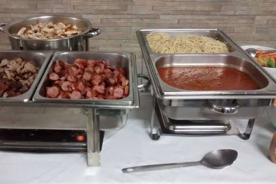 Mesa do buffet