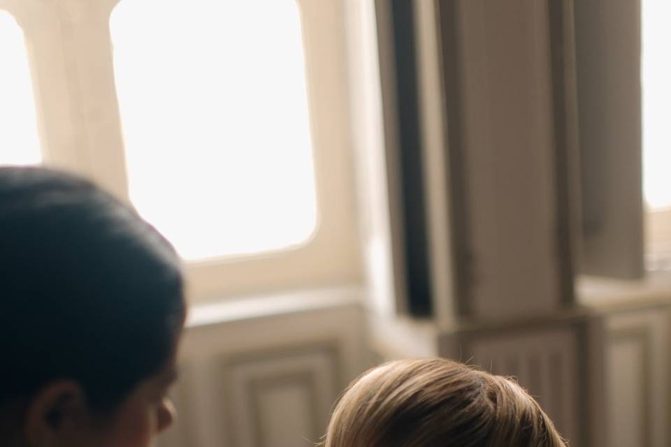 Penteado minimalista