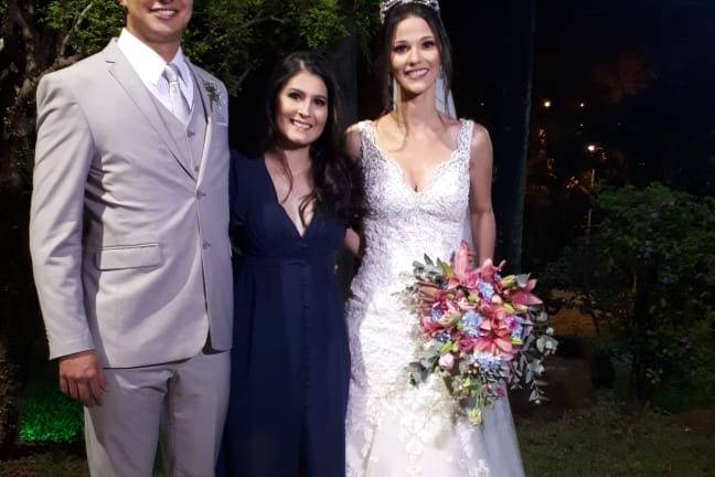 Noivos Glauber e Nayara