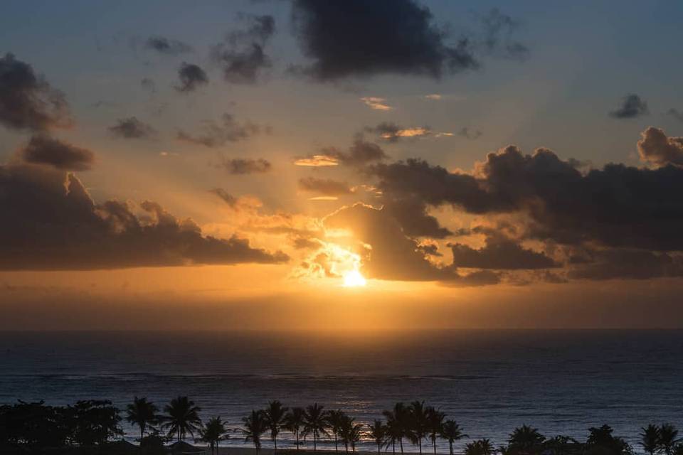 Lindo pôr do sol