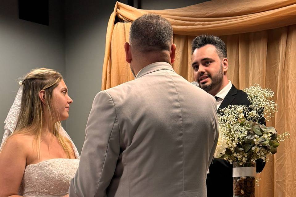Celebração de casamento