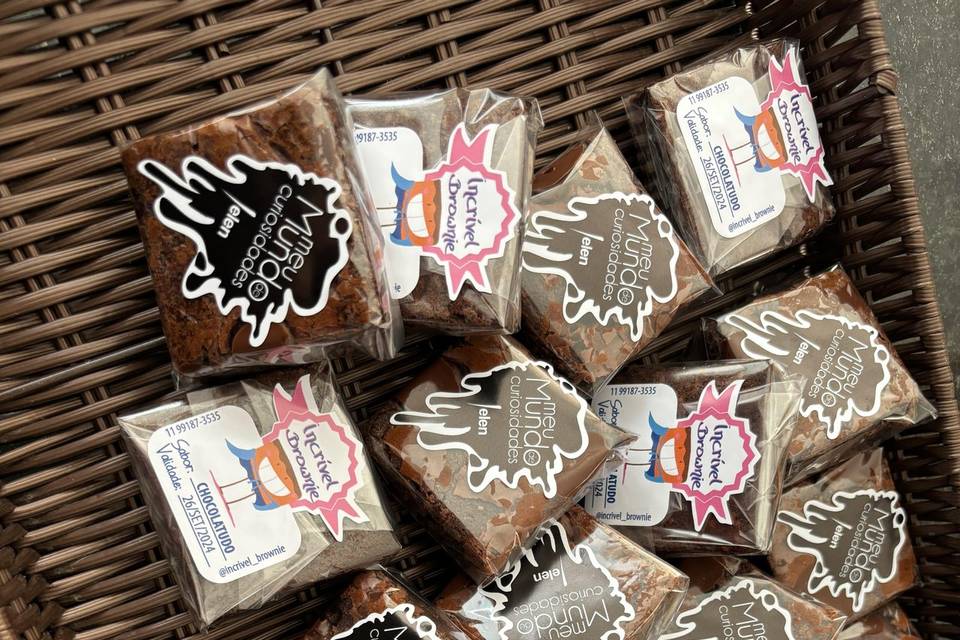 Mini brownie personalizado