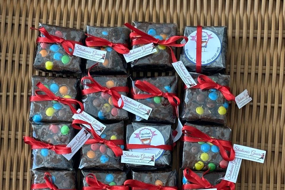 Mini brownie personalizado