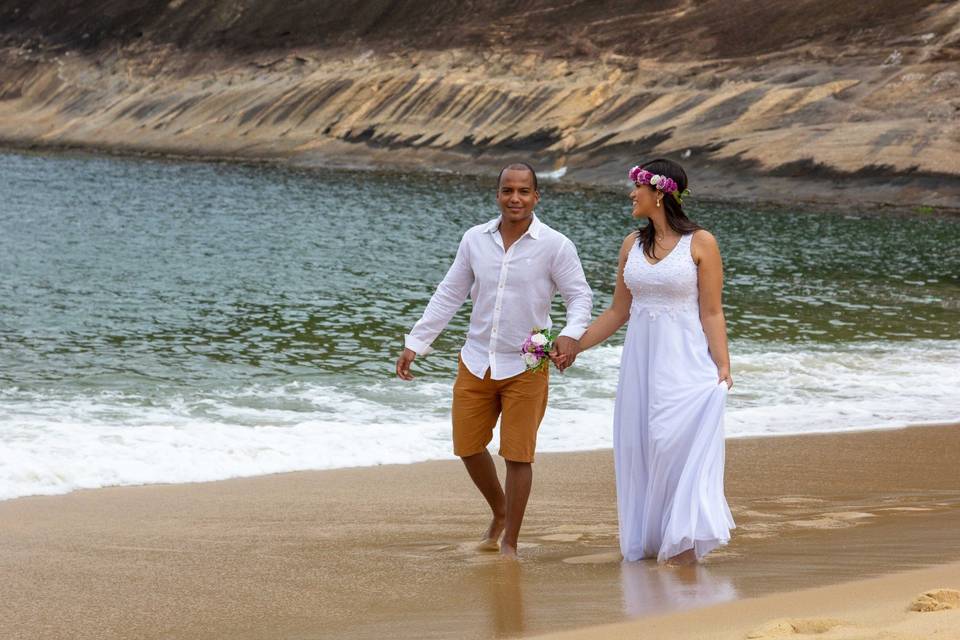 Casal na Praia