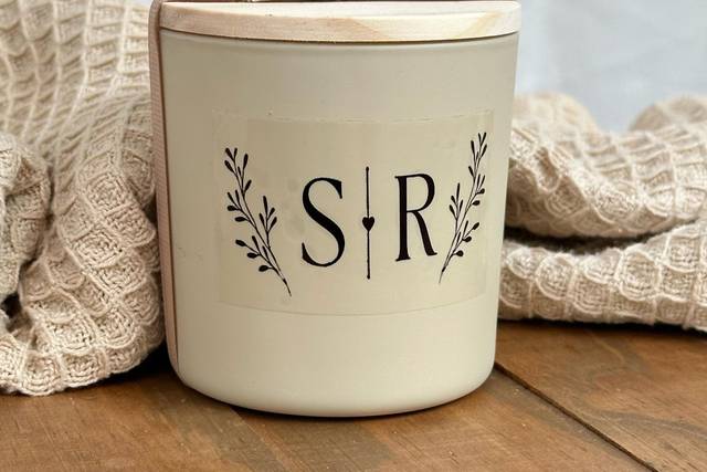 Vela 200g Frasco Bege