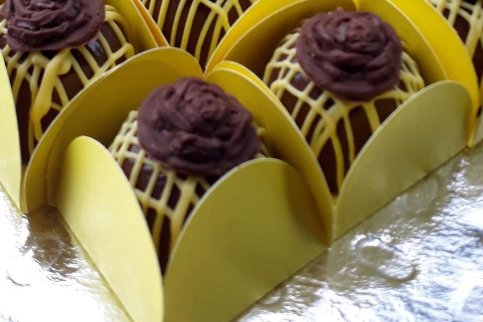 Bombom de chocolate trufado