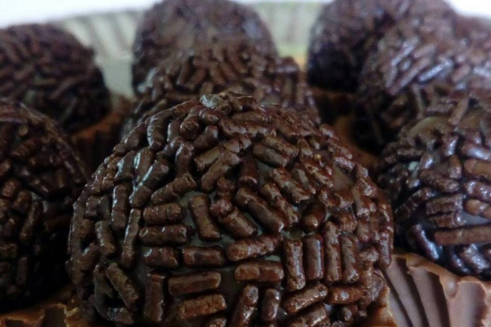 Brigadeiro na casquinha de cho