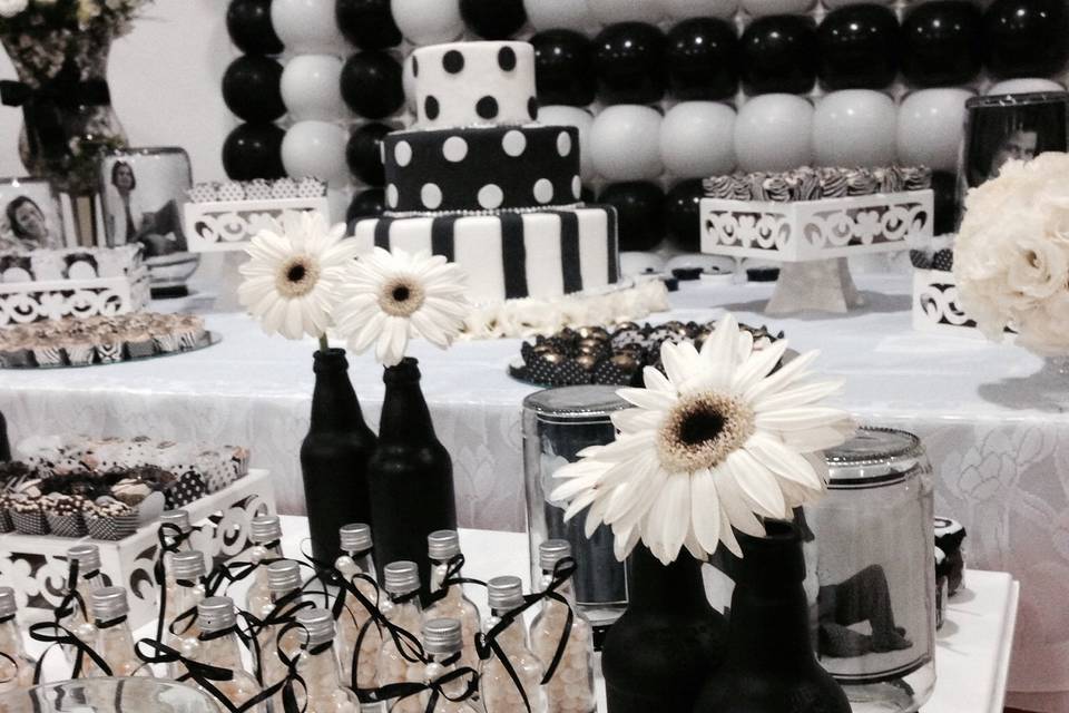 Festa preto e branco