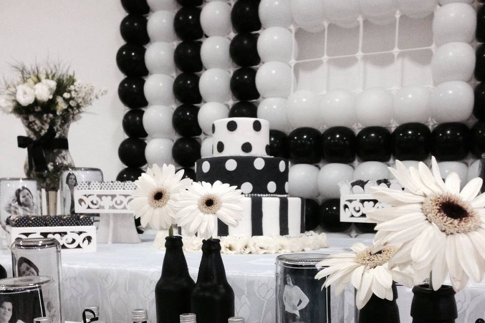 Festa preto e branco