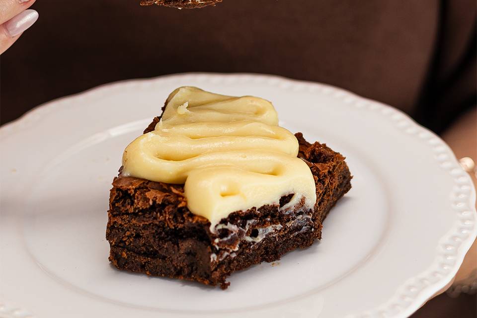 Brownie com ninho