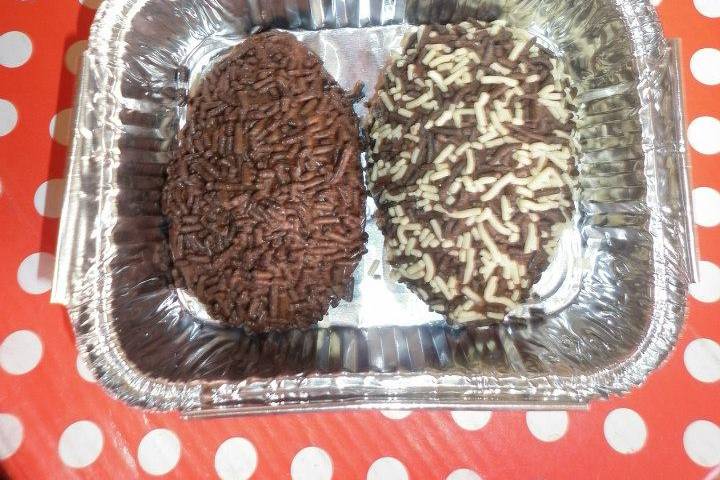 Mini ovo gourmet brigadeiro