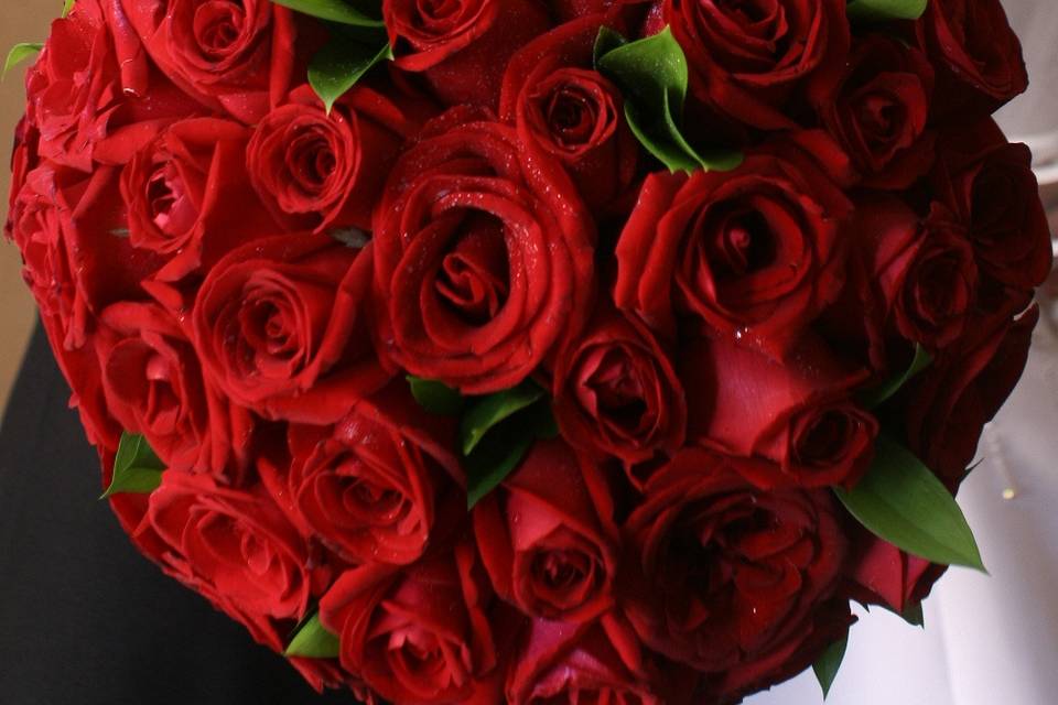 Bouquet de rosas vermelhas