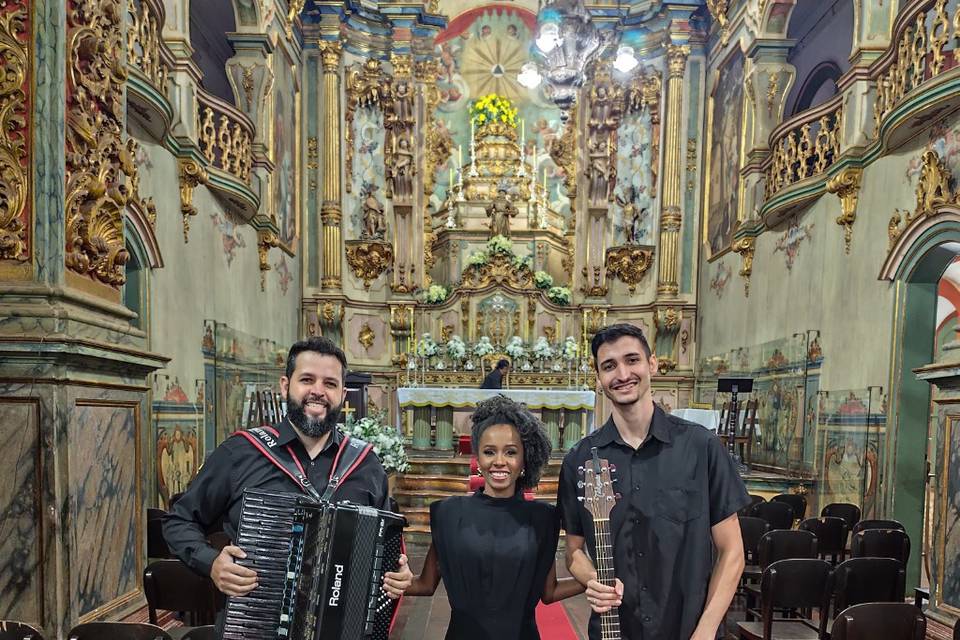 Trio com sanfona