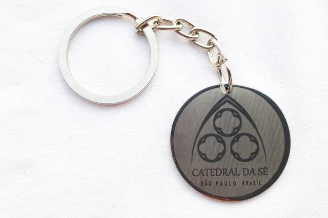 Chaveiro com imagem igreja