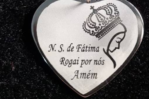Chaveiro com mensagem