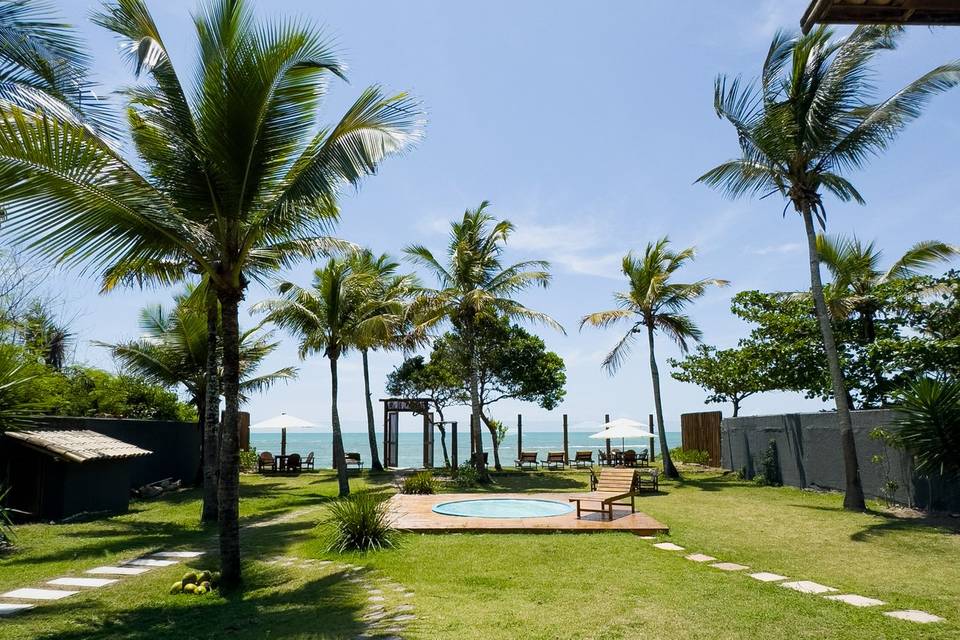 Vista da casa para a praia