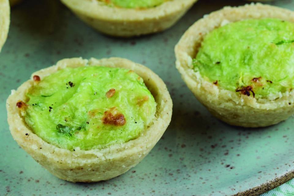 Quiche de alho poró