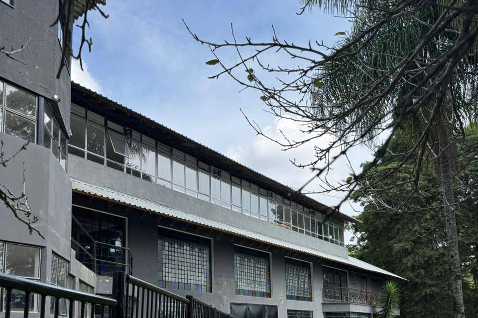 Deck externo mansão