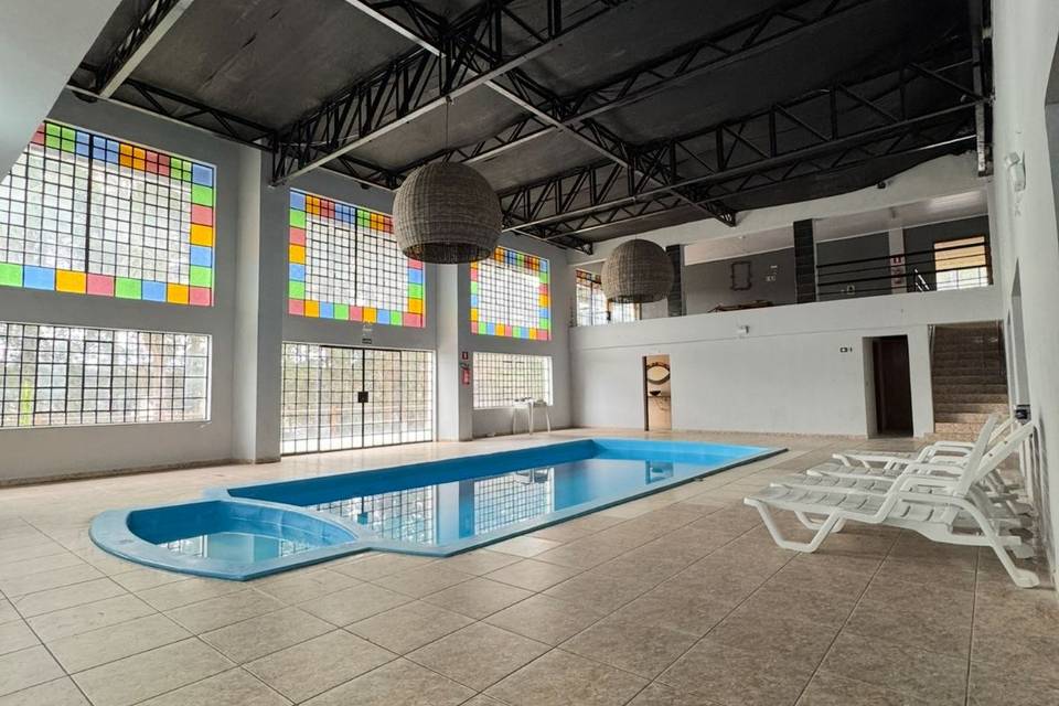 Piscina aquecida Mansão