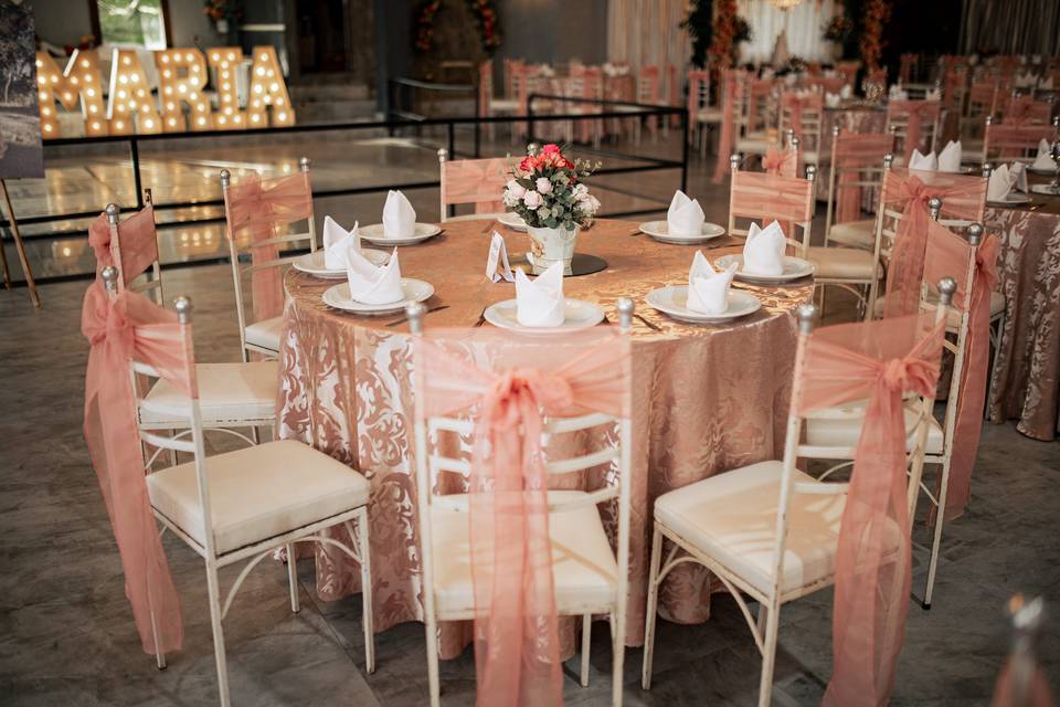 Decoração salão dos lagos