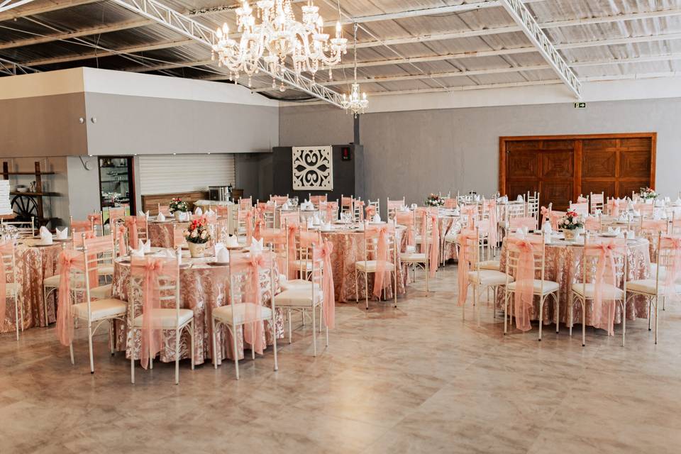 Decoração salão dos lagos
