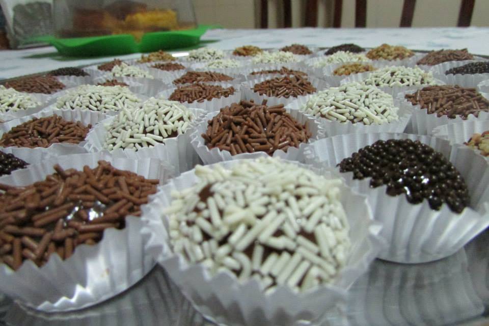 Brigadeiros de vários sabores