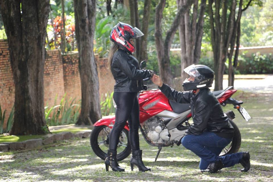 Ensaio Casal de Moto