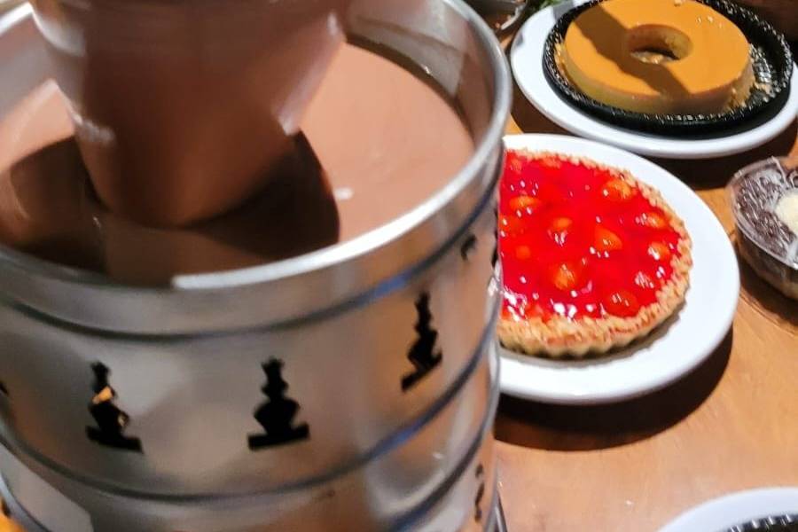 Cascata de chocolate