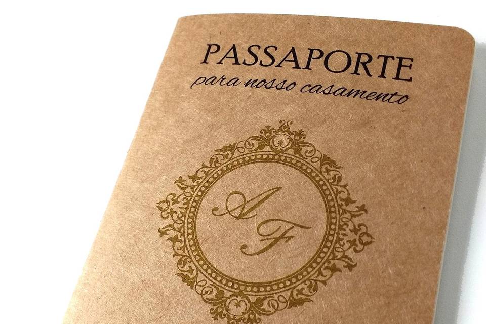 Passaporte | Capa Kraft