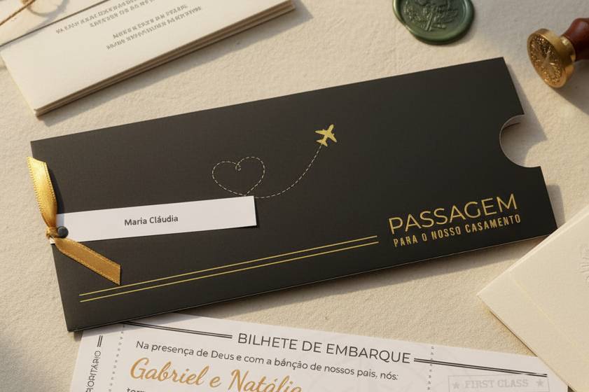 Passagem Aérea de Casamento