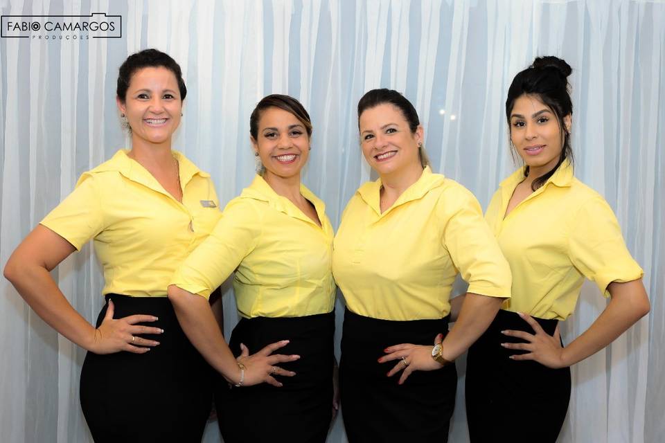 A equipe, a base.