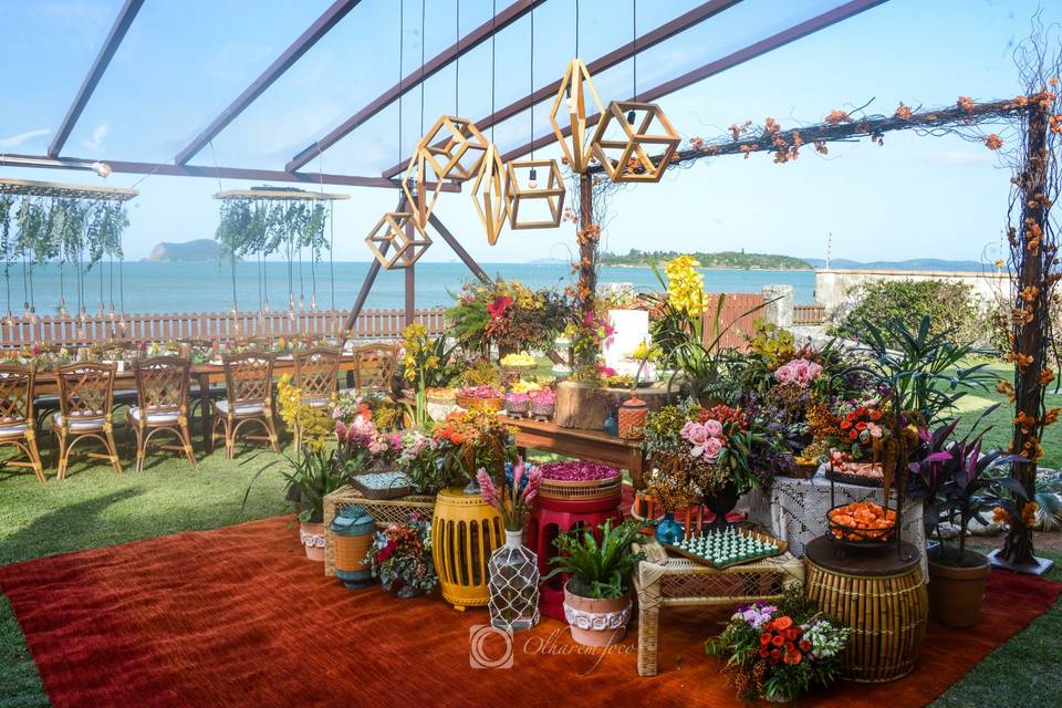 Decor de casamento na praia