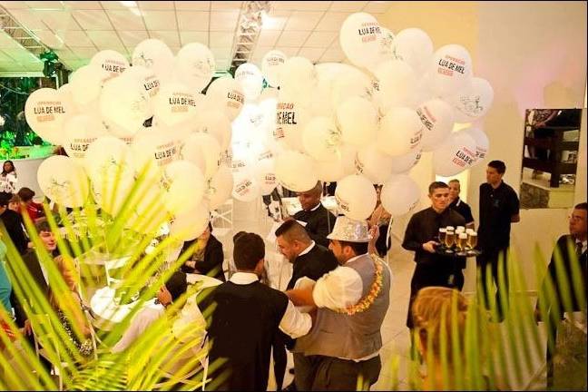 Balões Operação Lua de mel