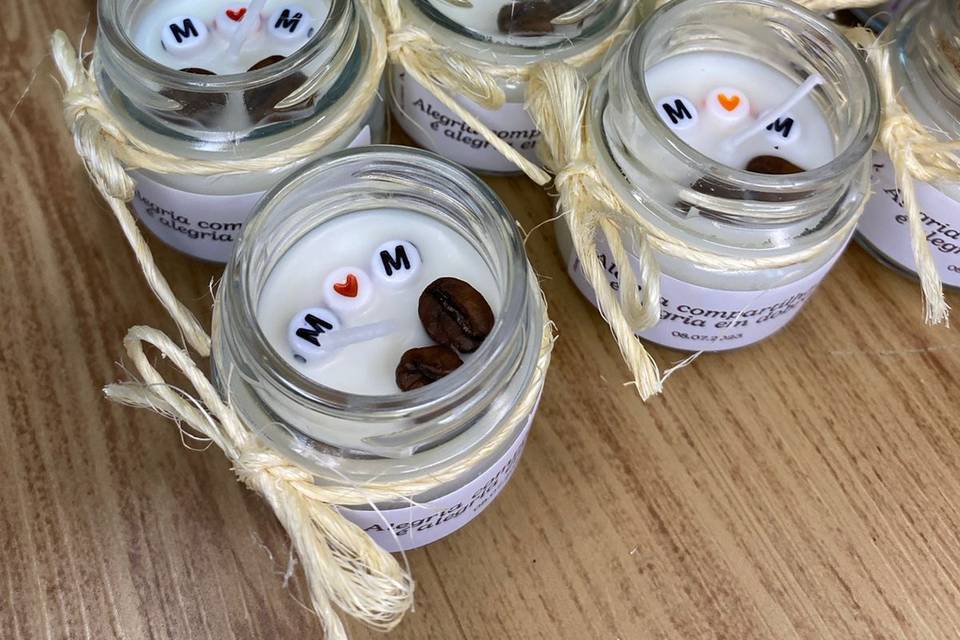 Mini vela aromática