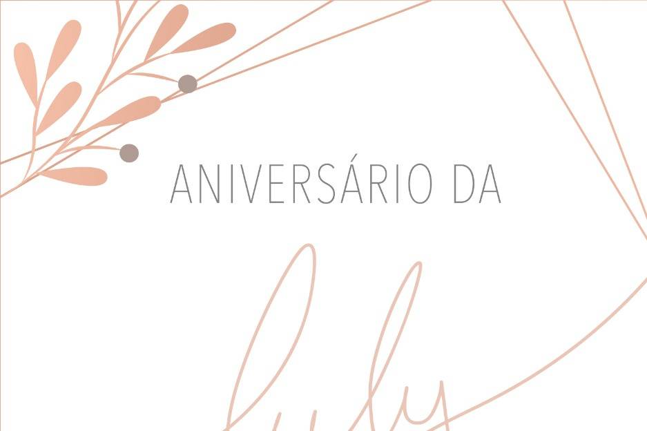 Convite Aniversário