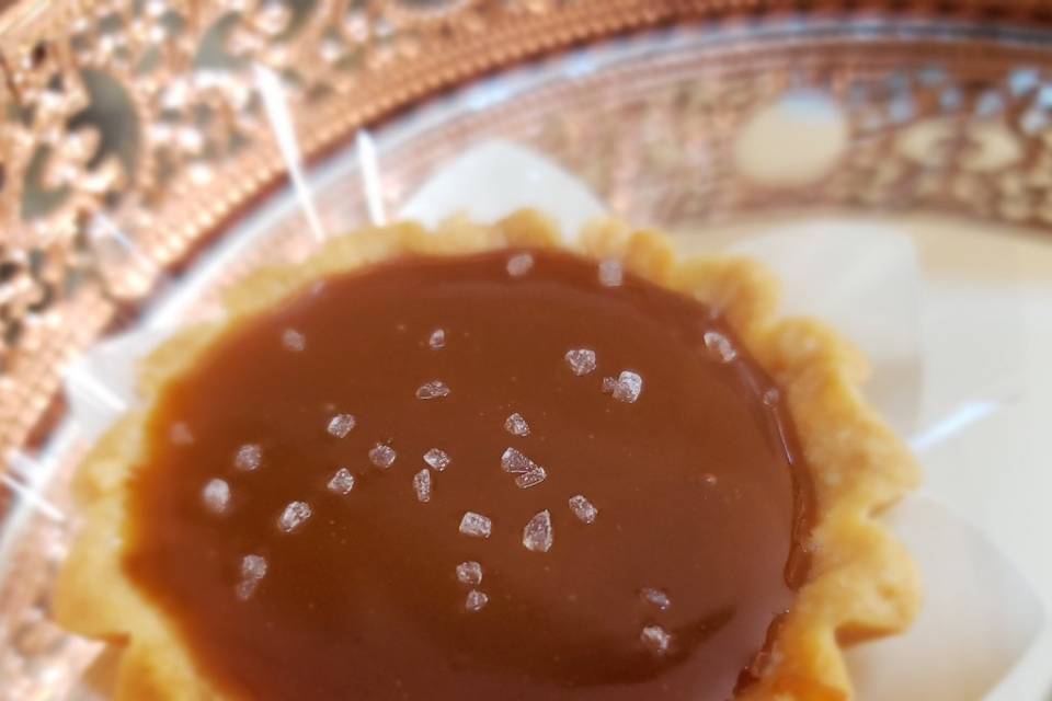 Mini torta de caramelo de sal