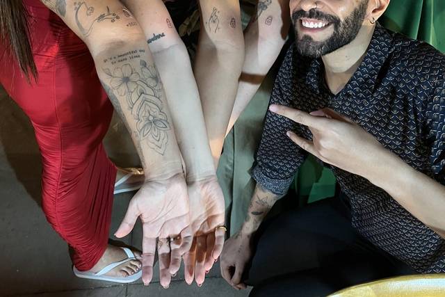 Convidadas tatuadas