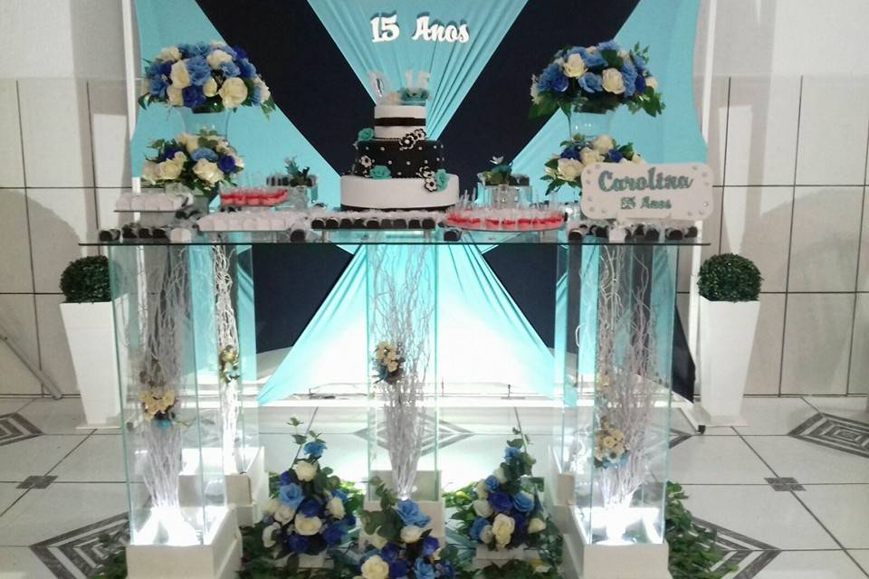 Mesa p/casamento e deb.