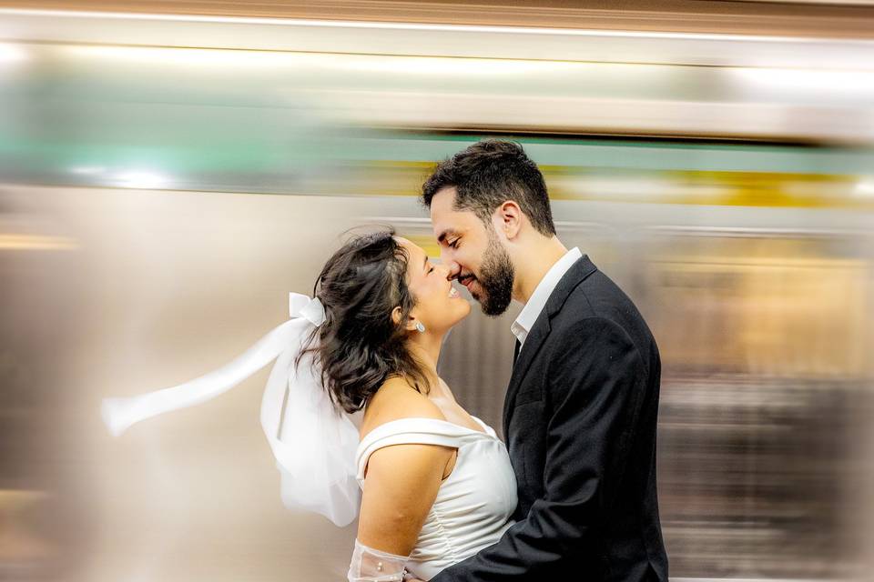 Quando o amor entra no metrô